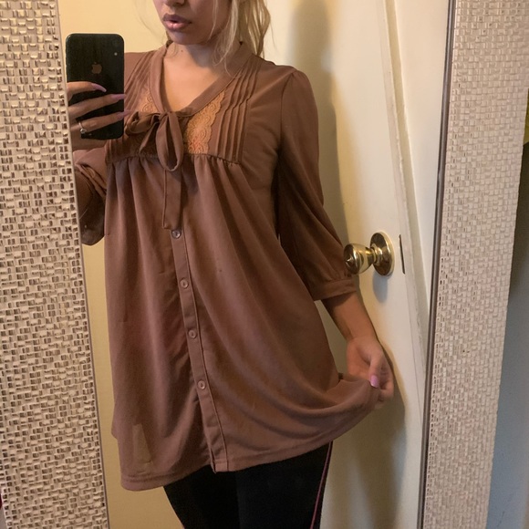 Nordstrom Tops - Nordstrom Rack Brown Mocha Top